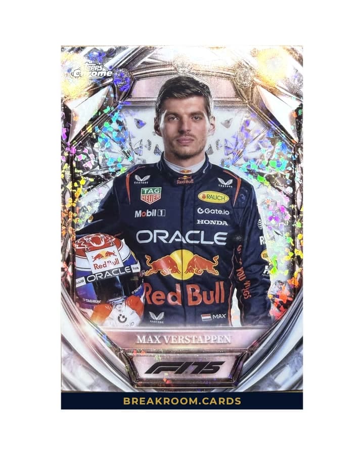 2025 Topps Chrome F1 Max Verstappen Diamond