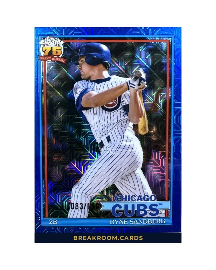 2026 Topps Chrome Ryne Sandberg Blue Refractor #91c-99 /150