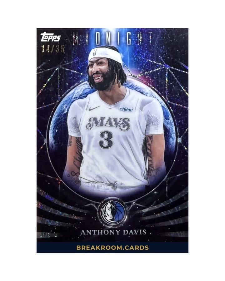2025 Topps Midnight Basketball Anthony Davis #MF-11 /35