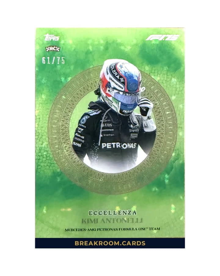 2025 Topps Eccellenza F1 Kimi Antonelli RC /75