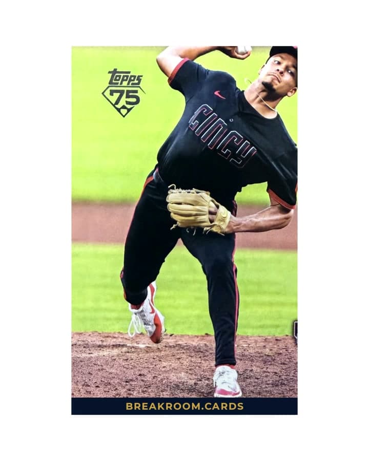 2026 Topps Series 1 Chase Burns Image Variation RC #312