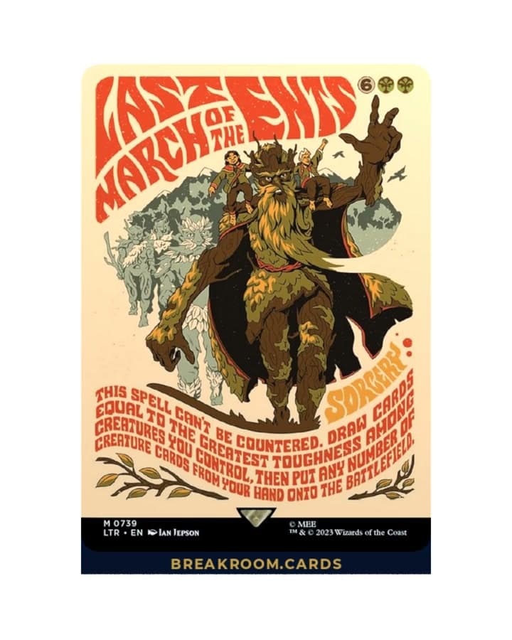 Last March of the Ents (Borderless Poster)