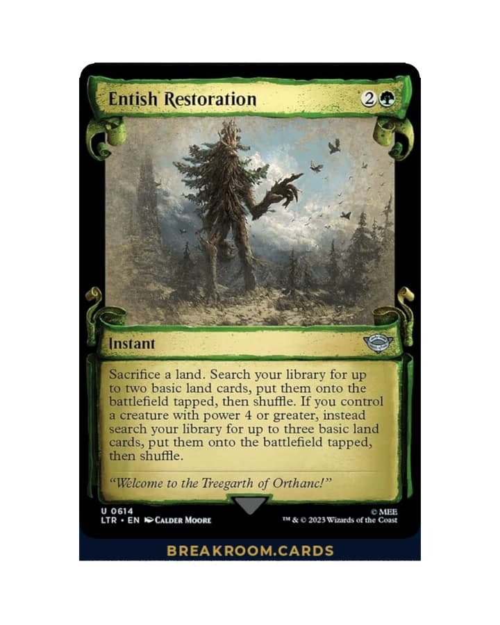 Entish Restoration (Showcase Scrolls)