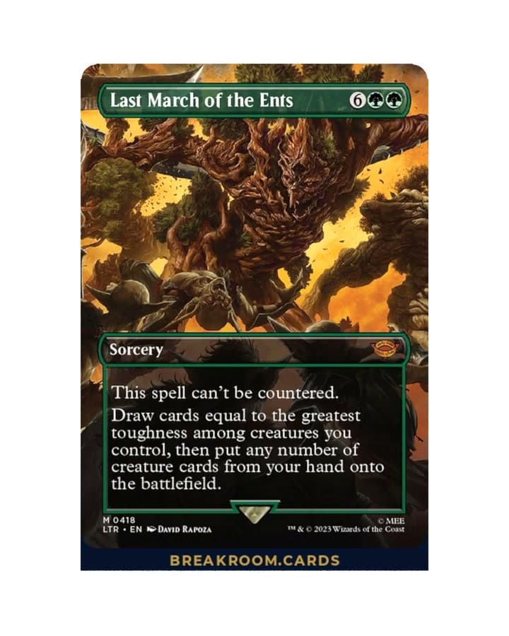 Last March of the Ents (Borderless)