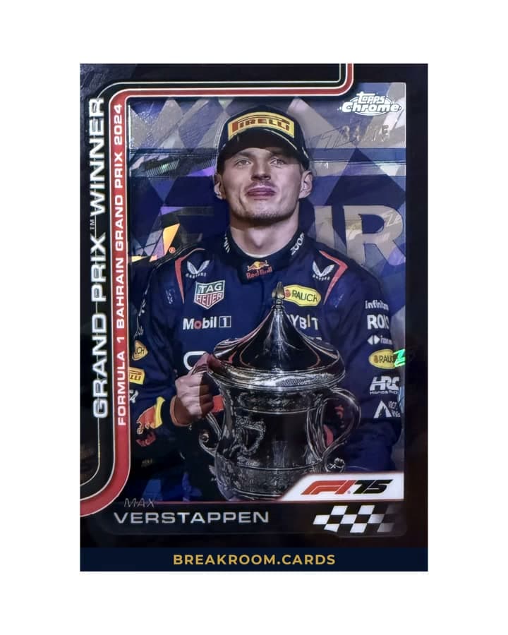 2025 Topps Chrome Max Verstappen #93 /75