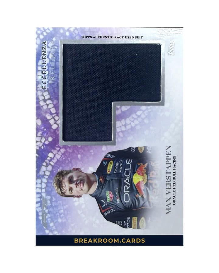 2025 Topps Eccellenza F1 Max Verstappen Relic #RELIC-1