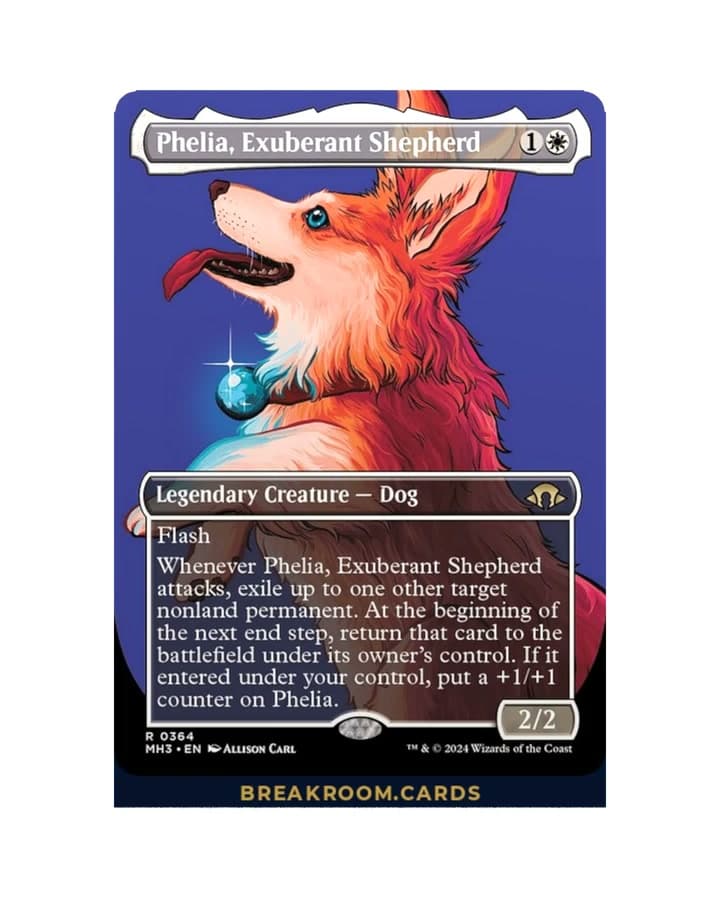 Phelia, Exuberant Shepherd (Borderless)