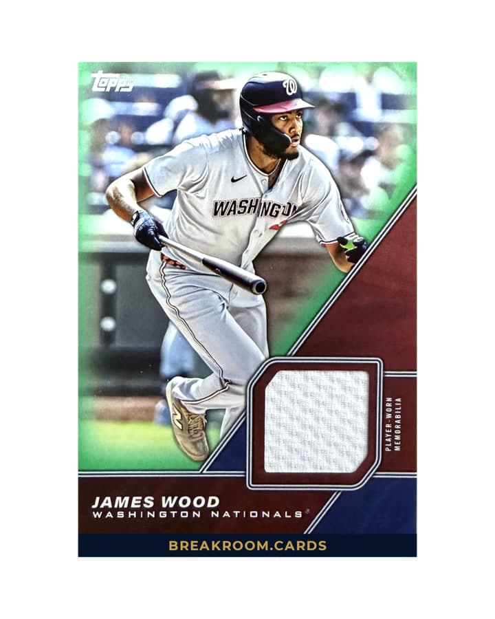 2026 Topps Series 1 James Wood Major League Material #MLM-JW /99