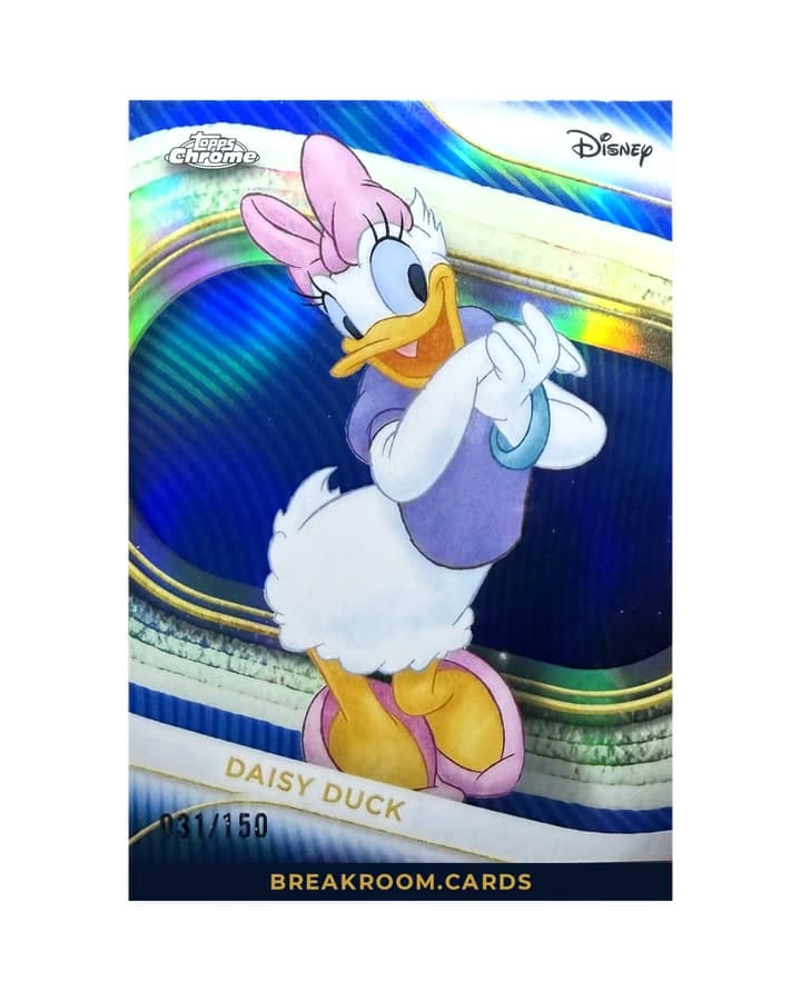 2025 Topps Chrome Disney Daisy Duck #40 /150